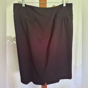 Talbots Black Pencil Skirt Knee-Length